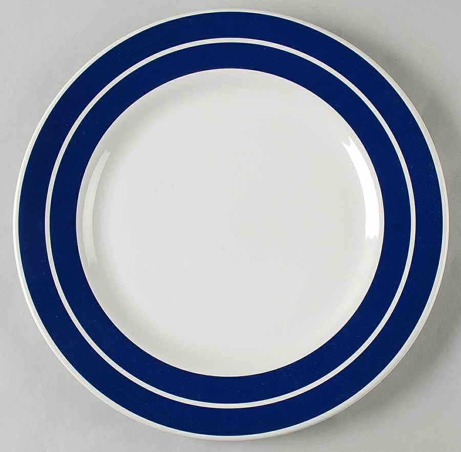 J Class Blue Dinner Plate by Nautica-1