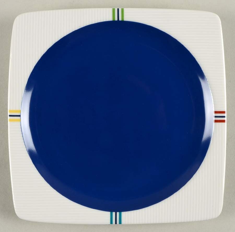 On Deck Square Salad Plate by Nautica-1