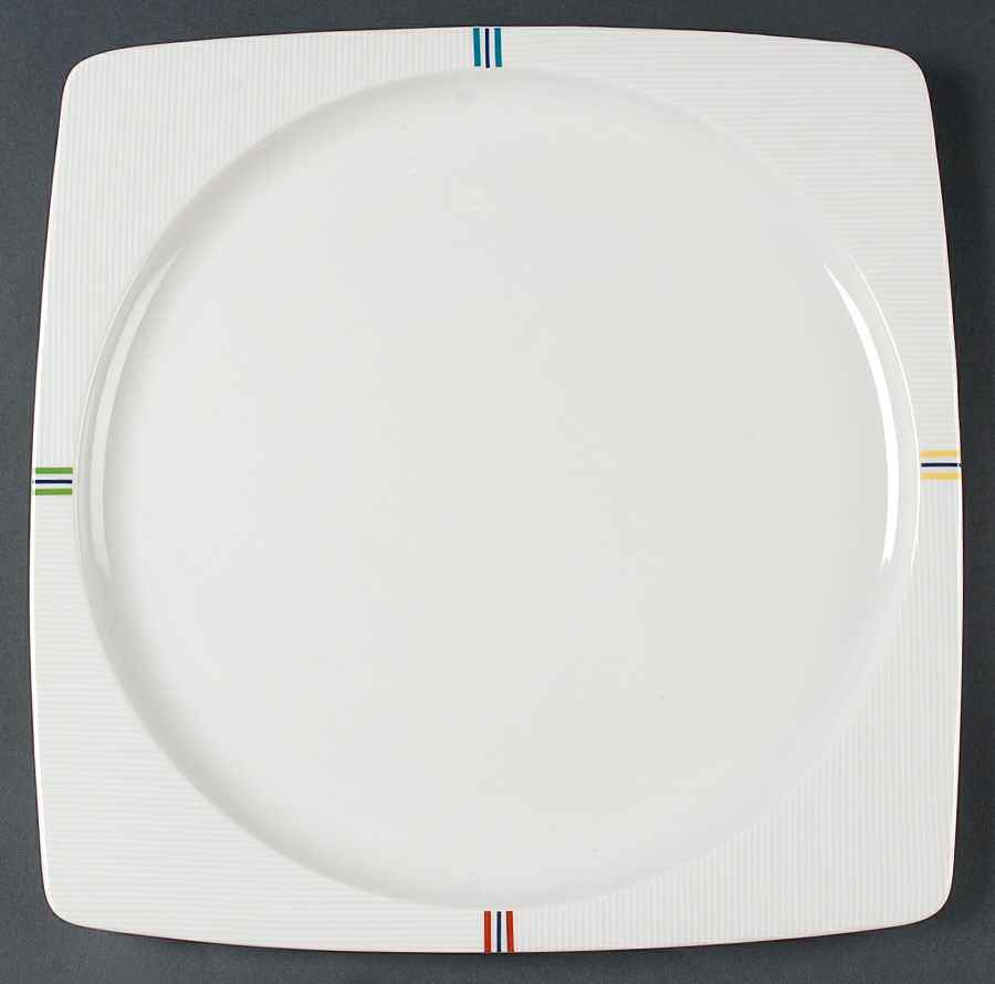 On Deck 13" Square Serving Platter by Nautica-1