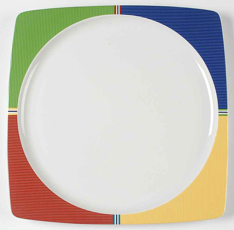 On Deck 13" Square Serving Platter by Nautica-1