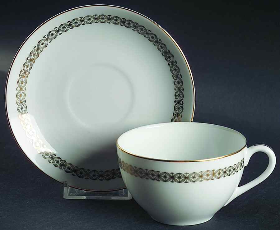 N3117 Flat Cup & Saucer Set by Noritake-1