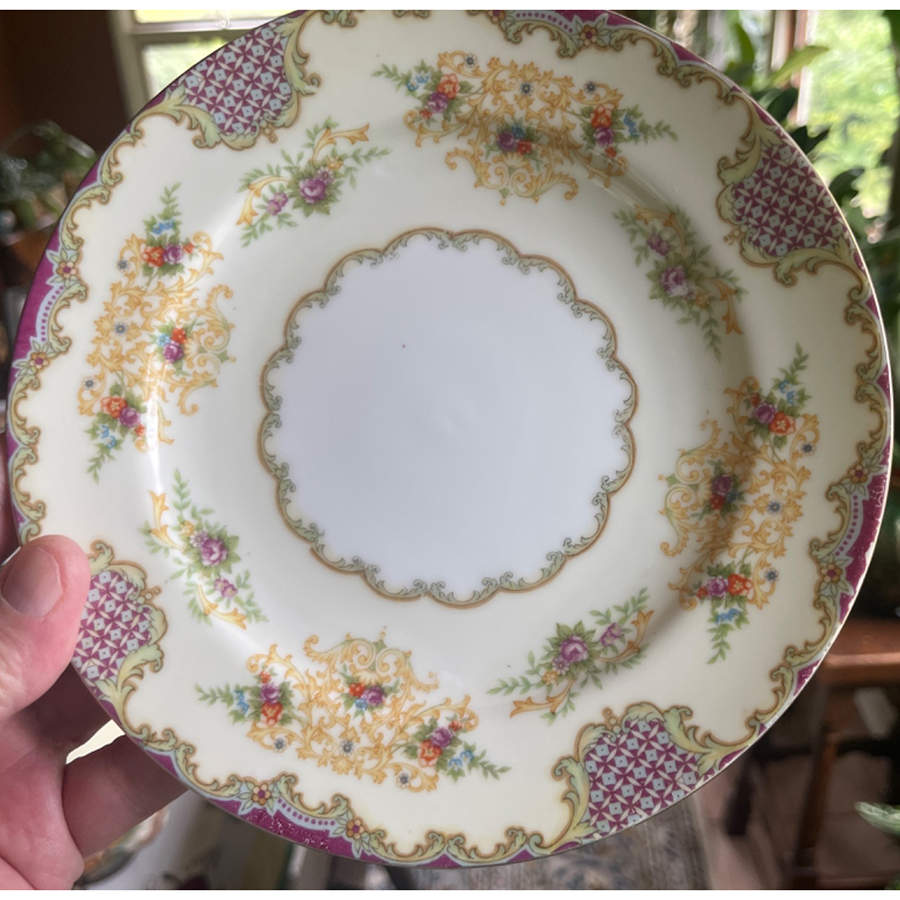 NAT55 Salad Plate by National China-1