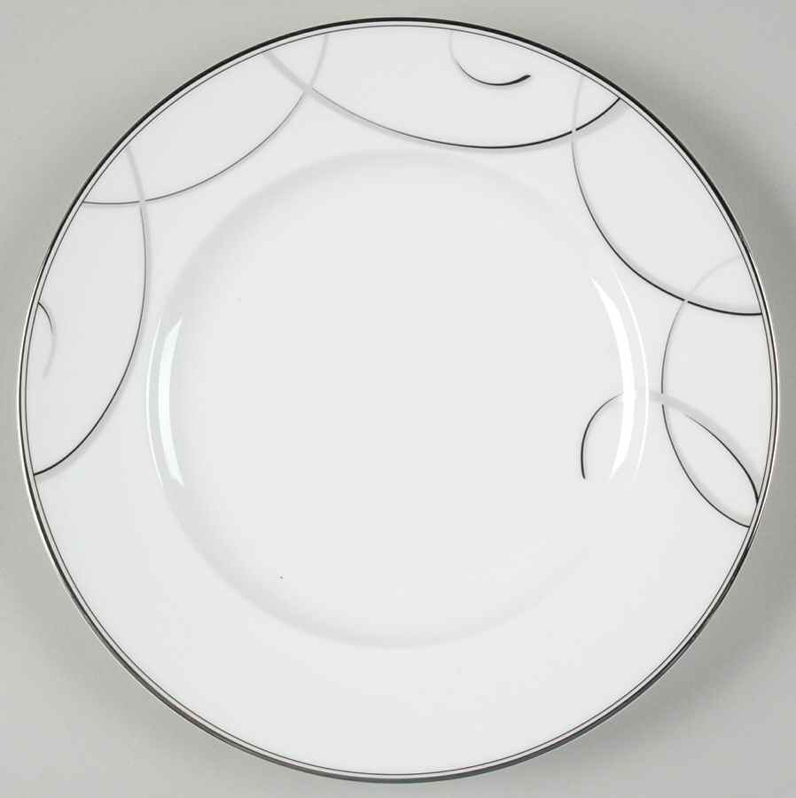 Elegant Swirl Salad Plate by Nikko-1