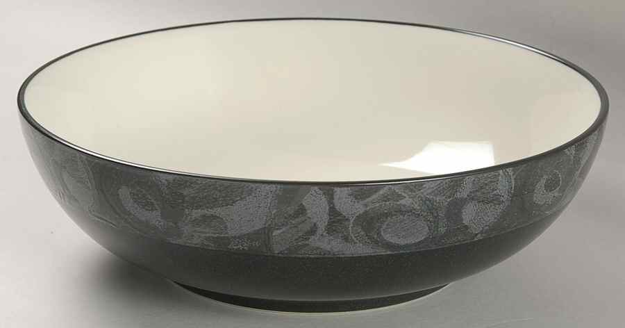 Elements Onyx 9" Round Vegetable Bowl by Noritake-1