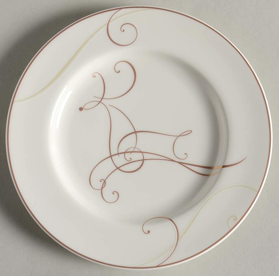 Golden Wave Appetizer Plate by Noritake-1