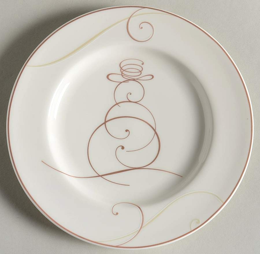 Golden Wave Appetizer Plate by Noritake-1