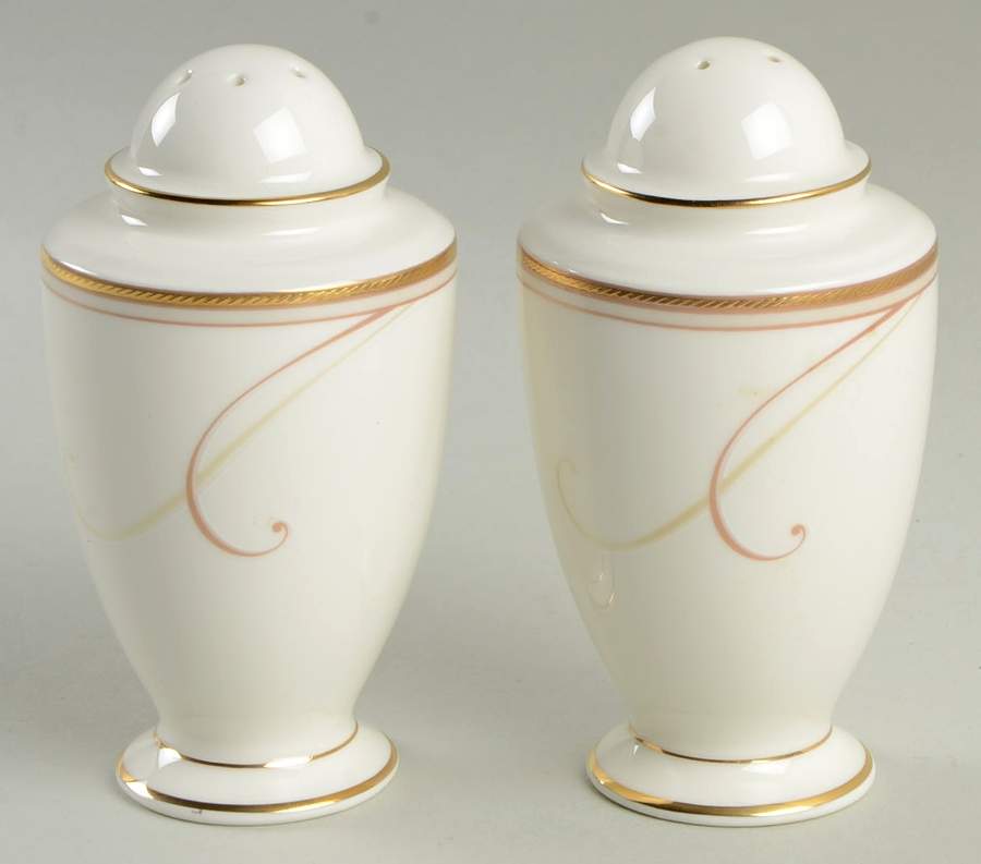 Golden Wave Salt & Pepper Set by Noritake-1