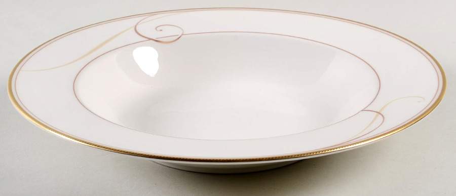 Golden Wave Large Rim Soup Bowl by Noritake-1