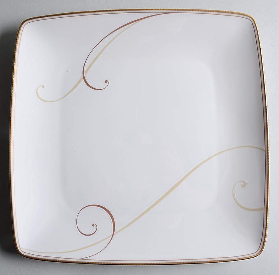 Golden Wave 10" Square Plate by Noritake-1