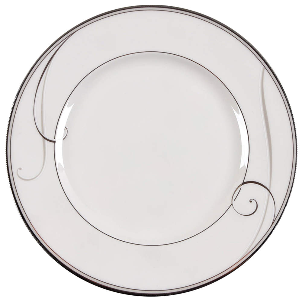 Platinum Wave Salad Plate by Noritake-1