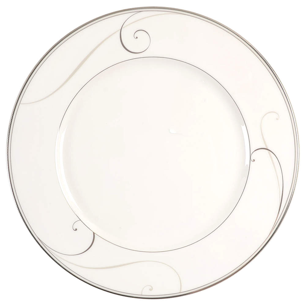 Platinum Wave Dinner Plate by Noritake-1