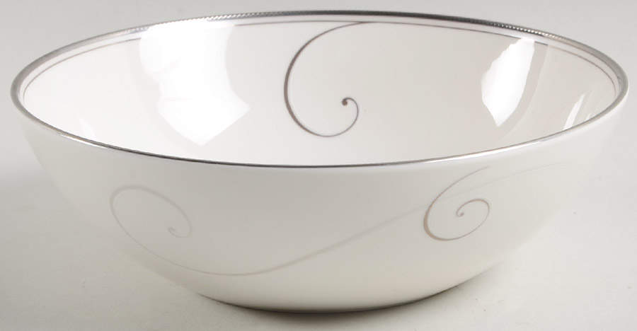 Platinum Wave Coupe Soup Bowl by Noritake-1