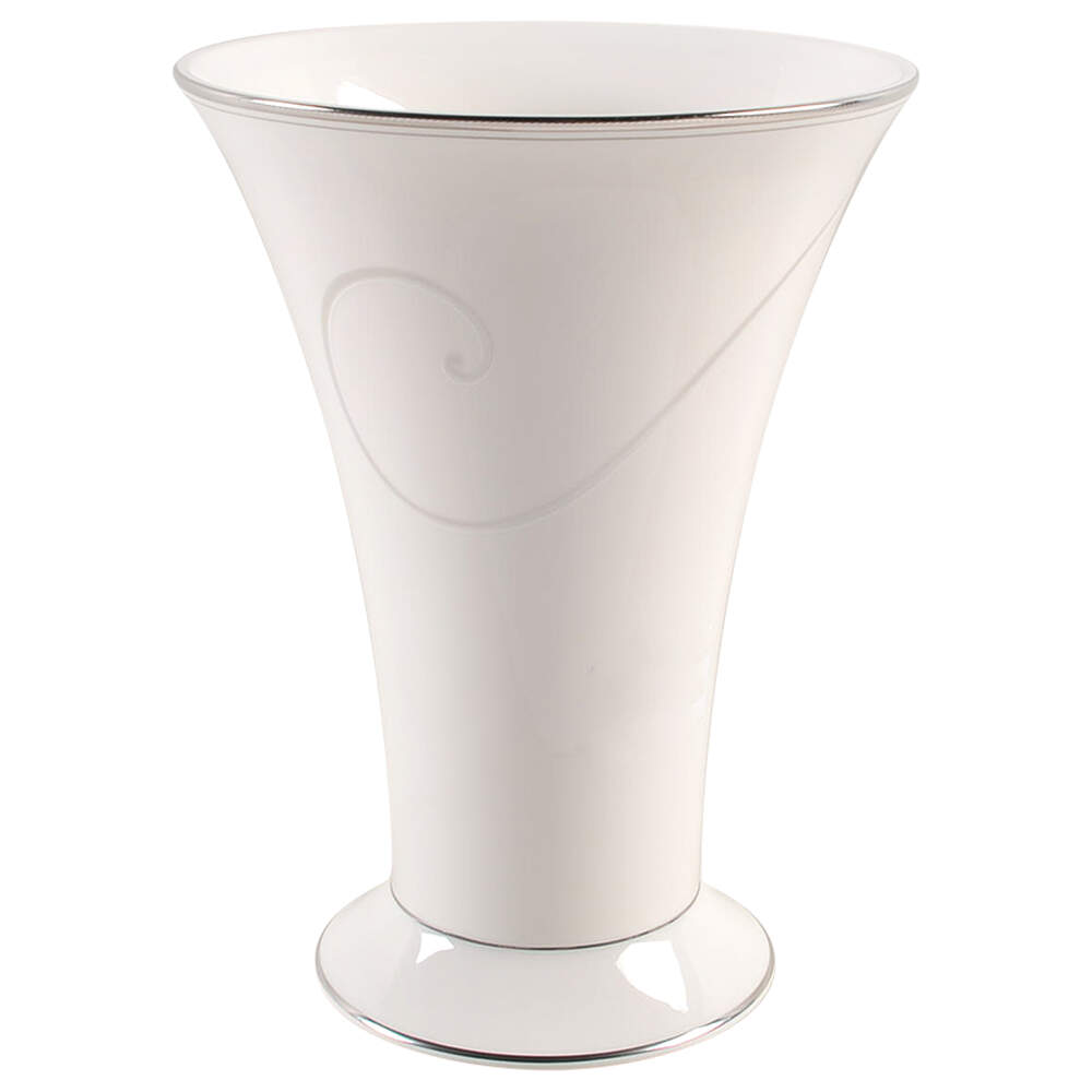 Platinum Wave 9" Vase by Noritake-1