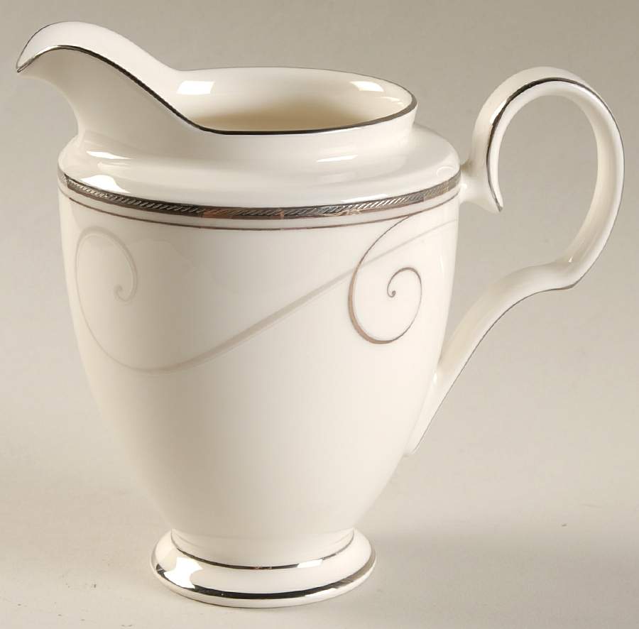 Platinum Wave Creamer by Noritake-1
