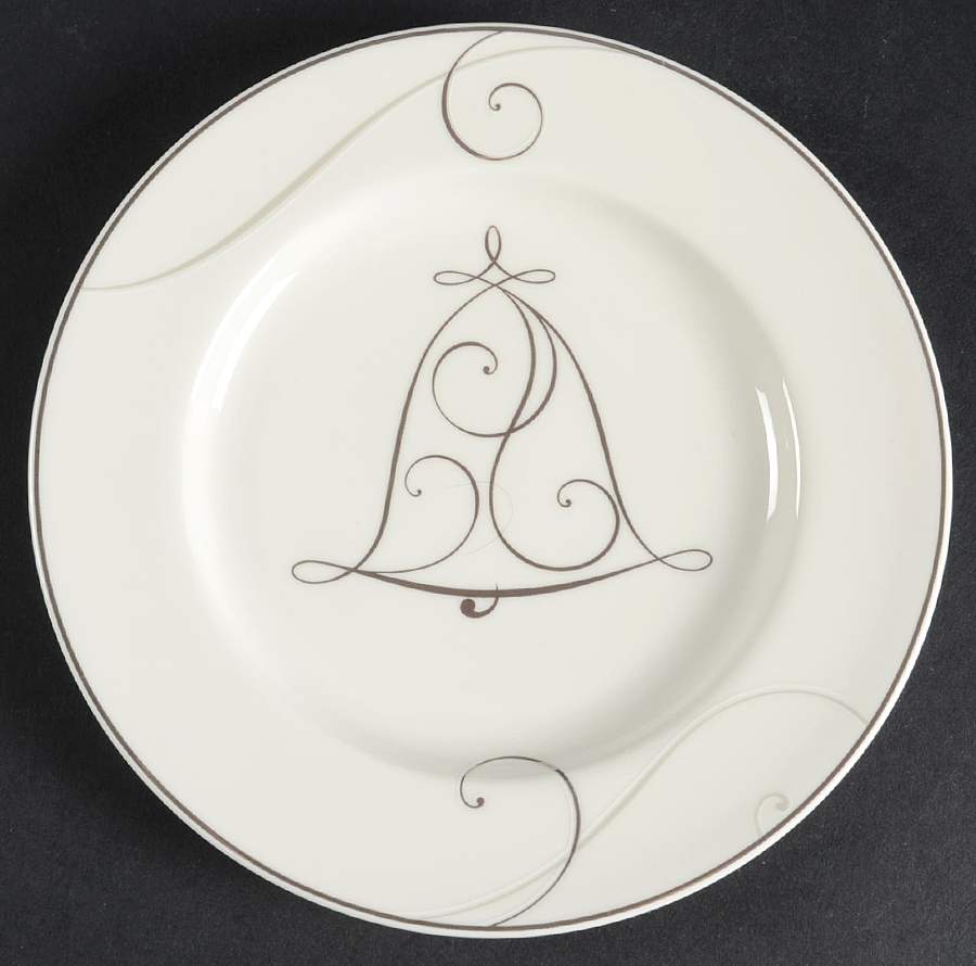 Platinum Wave Appetizer Plate by Noritake-1