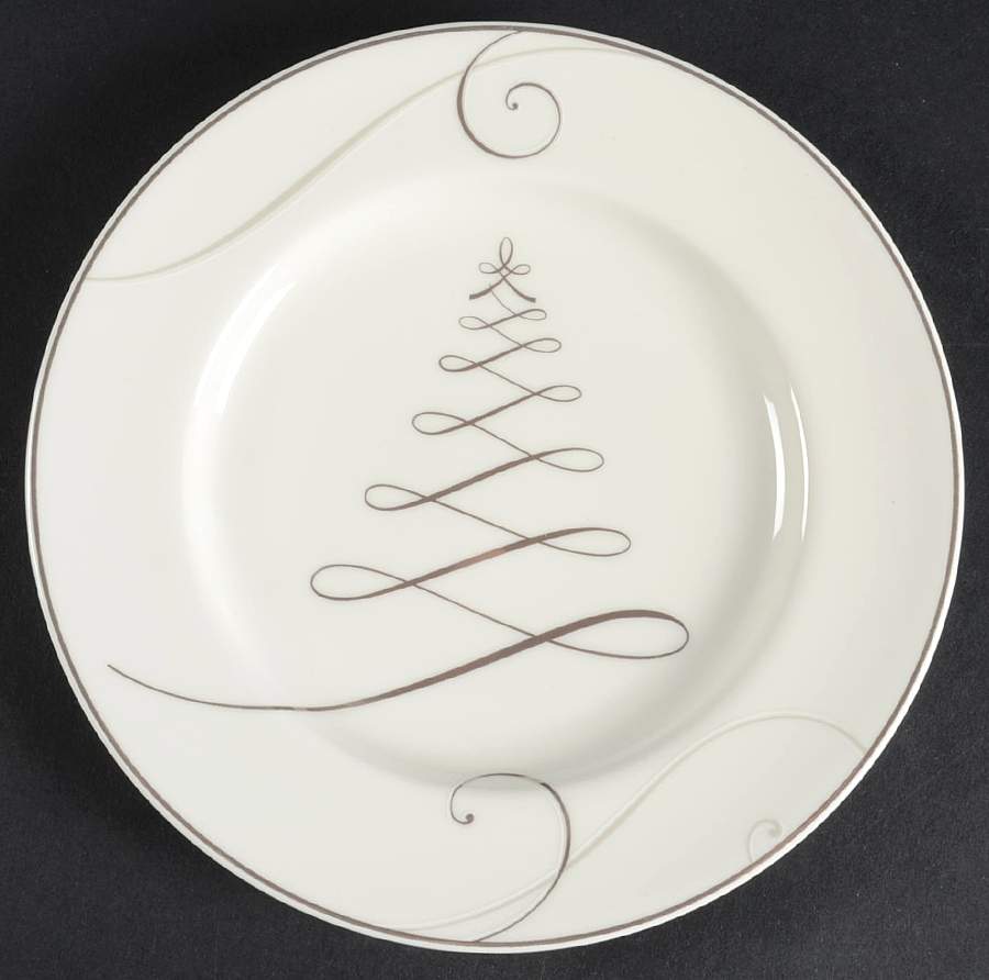 Platinum Wave Appetizer Plate by Noritake-1
