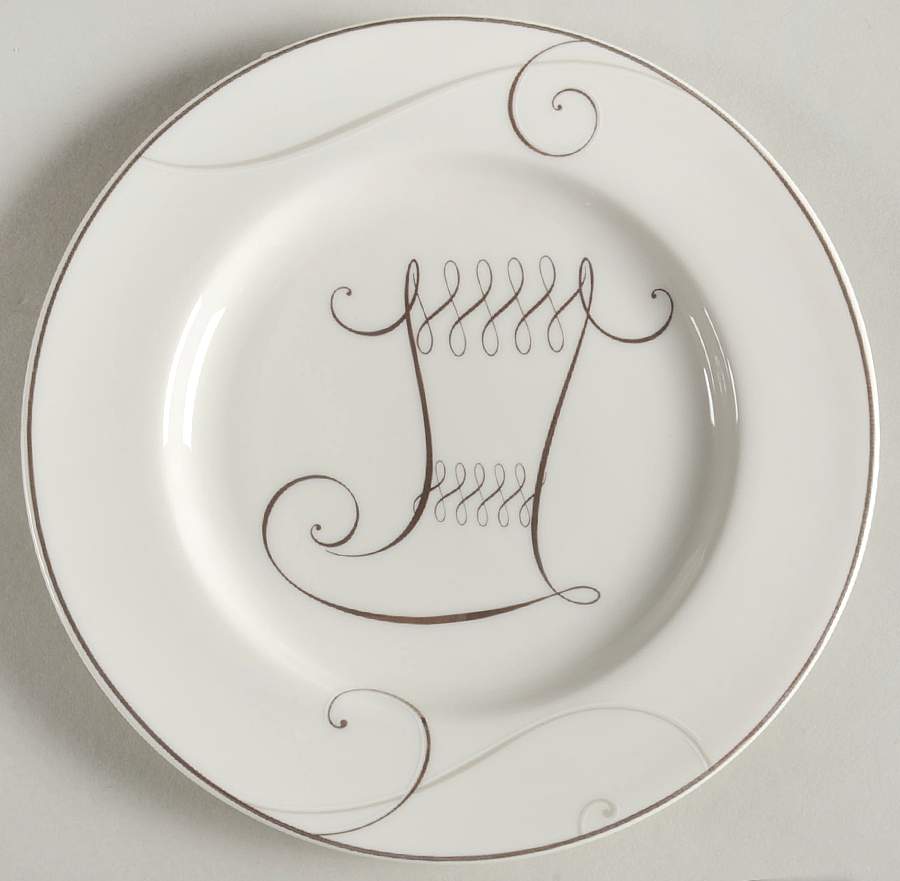 Platinum Wave Appetizer Plate by Noritake-1