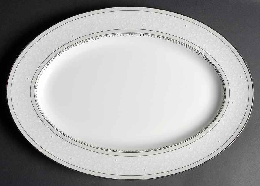 Yardsley 16" Oval Serving Platter by Noritake-1