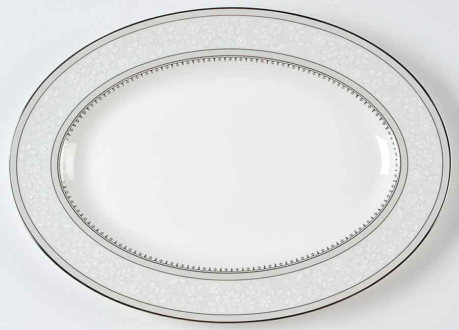 Yardsley 14" Oval Serving Platter by Noritake-1