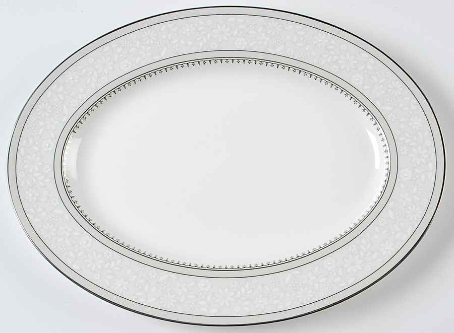 Yardsley 12" Oval Serving Platter by Noritake-1