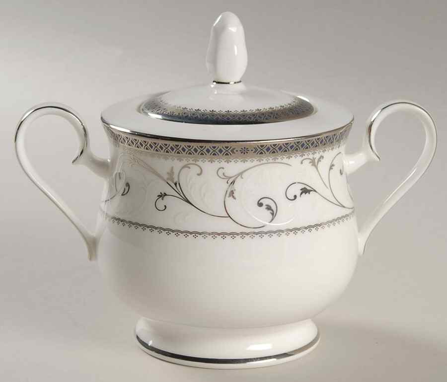 Corinth Sugar Bowl & Lid by Noritake-1