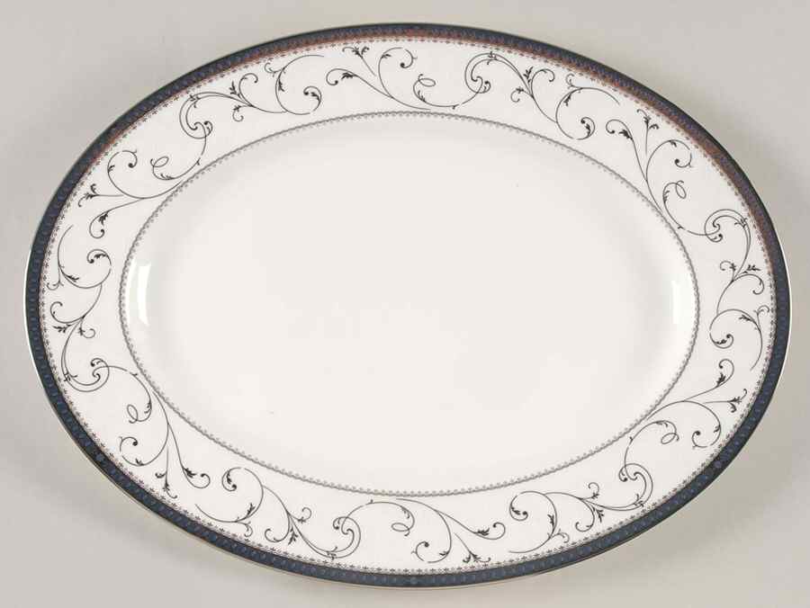 Corinth 12" Oval Serving Platter by Noritake-1