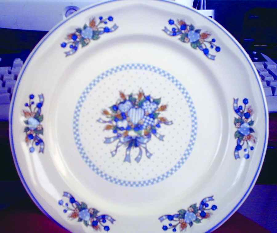 Blueberry Hearts Dinner Plate by Newcor-1