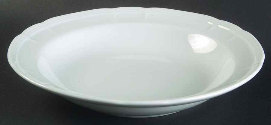 Provence White Large Rim Soup Bowl by Noritake-1