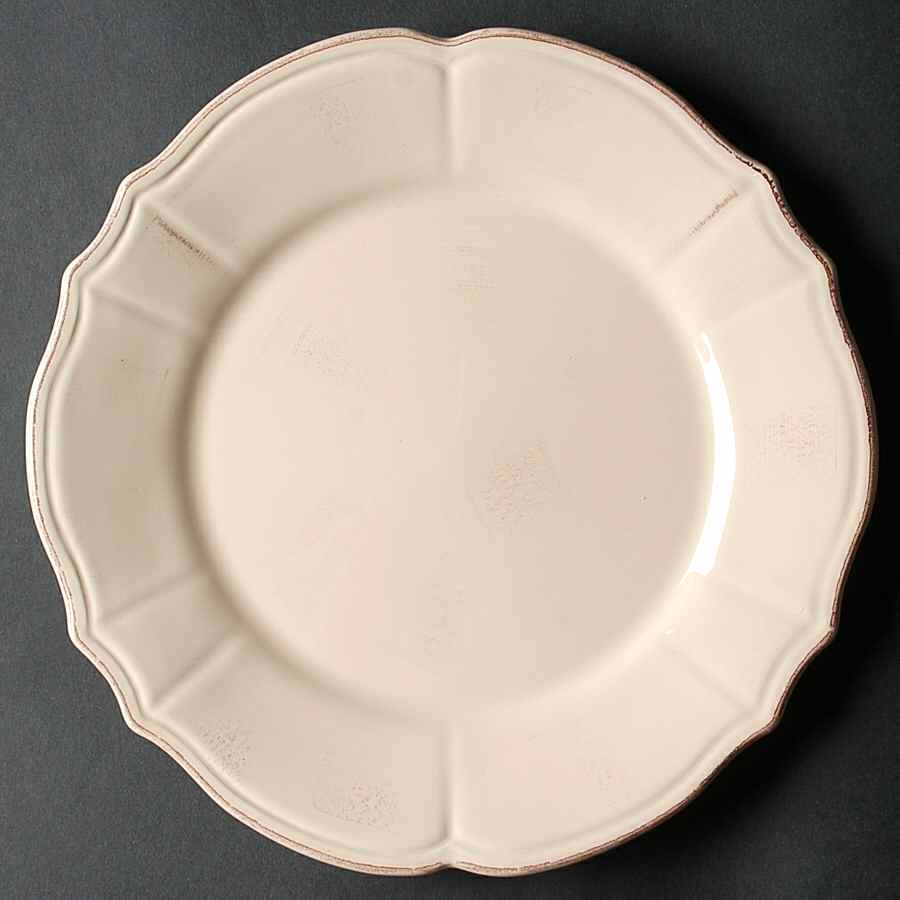 Maintenon Patine Vanilla Salad/Dessert Plate by Niderviller (France)-1