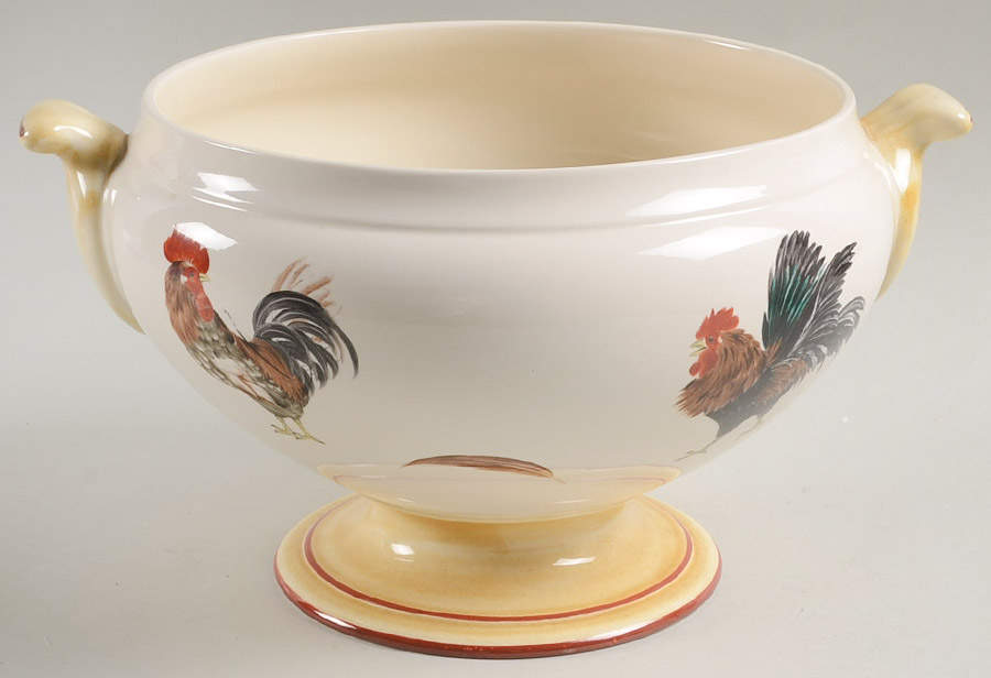 Cour Normandie Golden Straw Tureen No Lid by Niderviller (France)-1