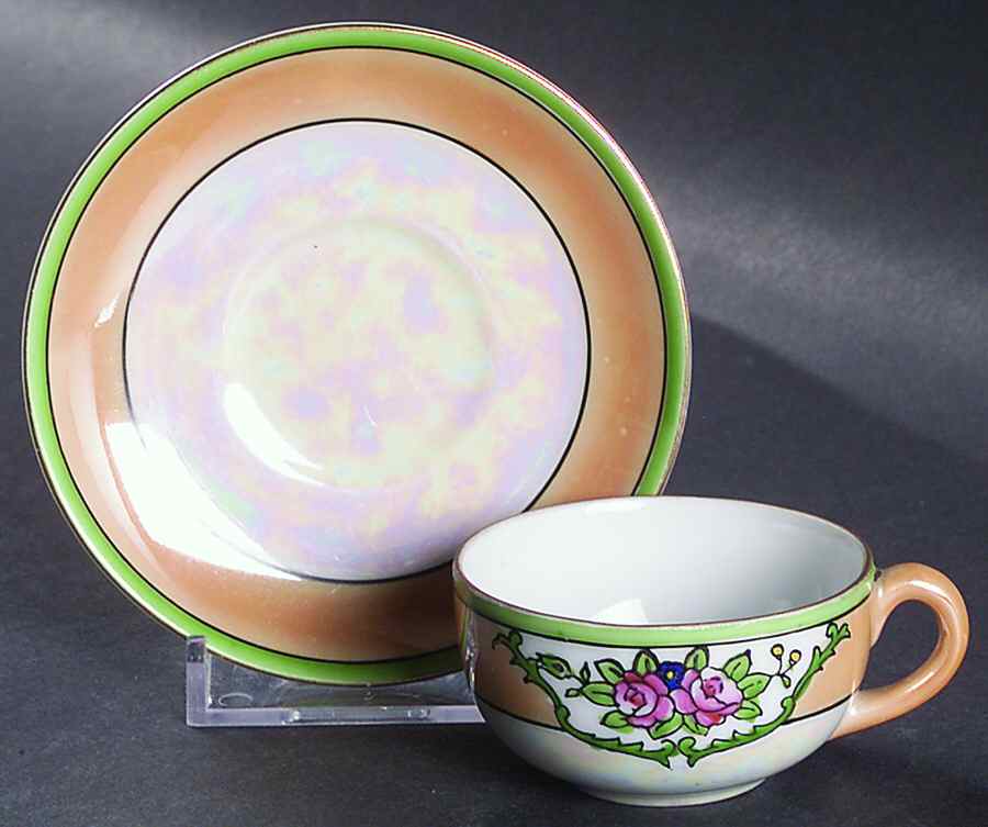 N3203 Flat Toy Cup and Saucer Set by Noritake-1
