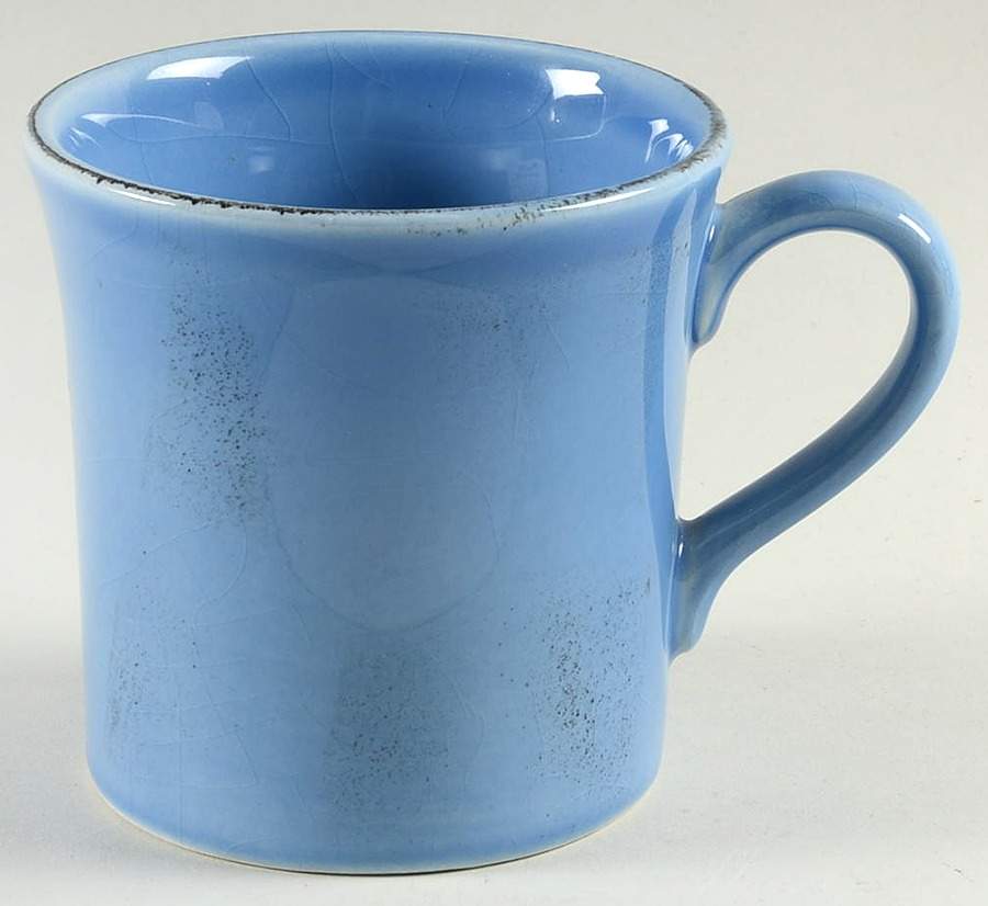 Maintenon Patine Spring Blue Mug by Niderviller (France)-1
