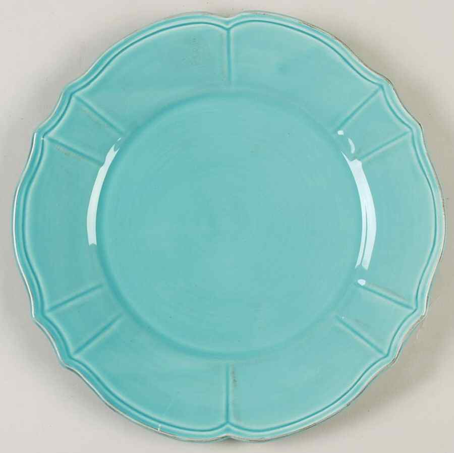 Maintenon Patine Celadon Salad/Dessert Plate by Niderviller (France)-1