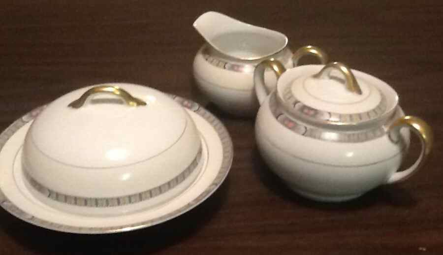 N3206 Sugar Bowl & Lid by Noritake-1