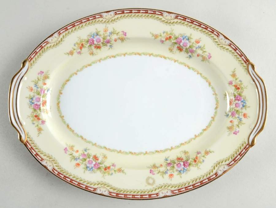 N2632 11" Oval Serving Platter by Noritake-1