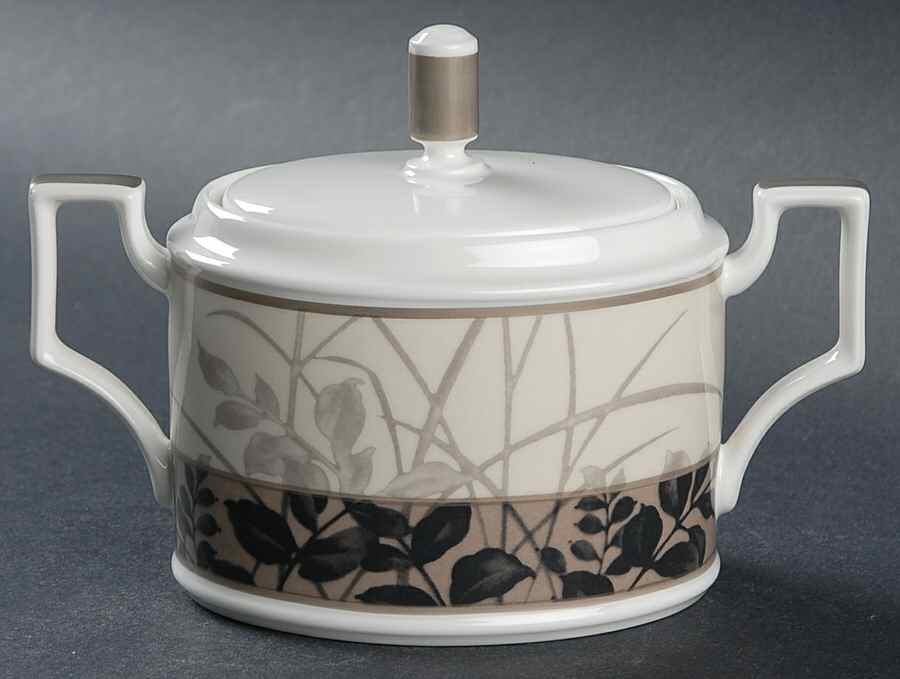 Twilight Meadow Sugar Bowl & Lid by Noritake-1