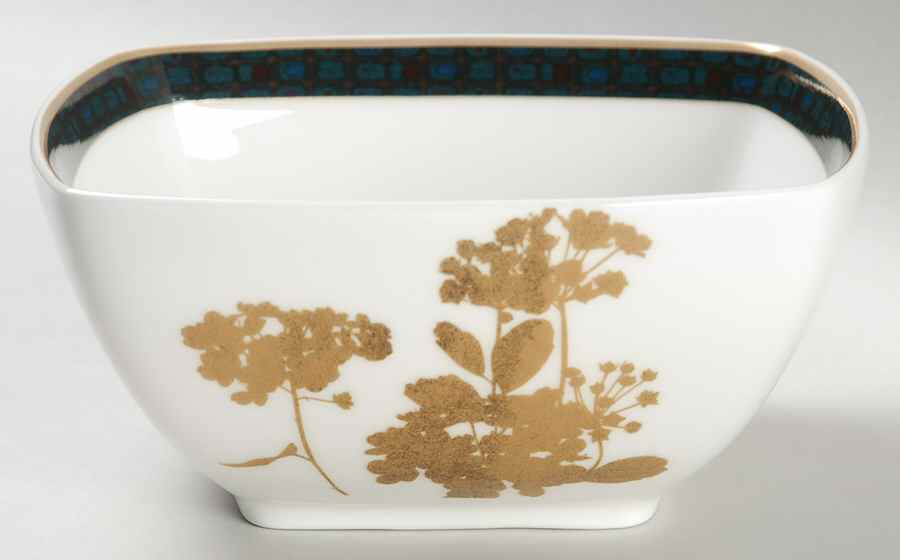 Verdena Gold 5" Square Bowl by Noritake-1