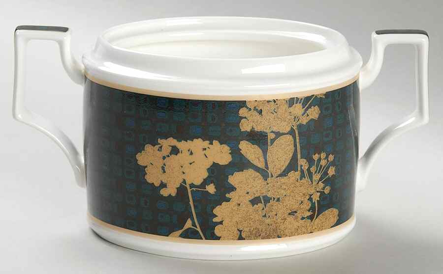 Verdena Gold Sugar Bowl No Lid by Noritake-1
