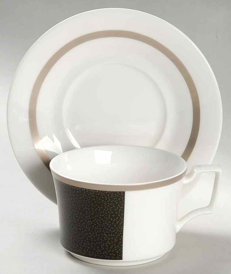 Evening Glow Flat Cup & Saucer Set by Noritake-1
