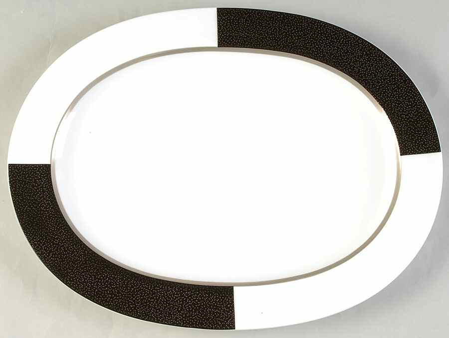 Evening Glow 14" Oval Serving Platter by Noritake-1