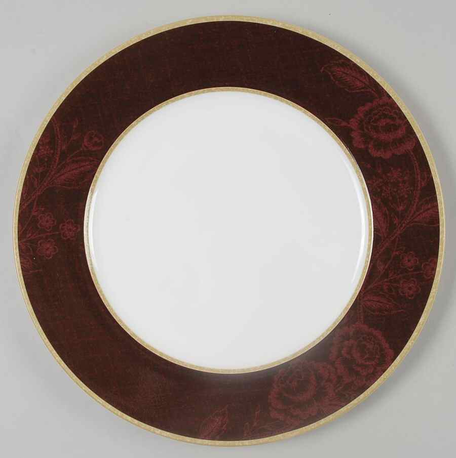 Mahogany Rose Dinner Plate by Noritake-1