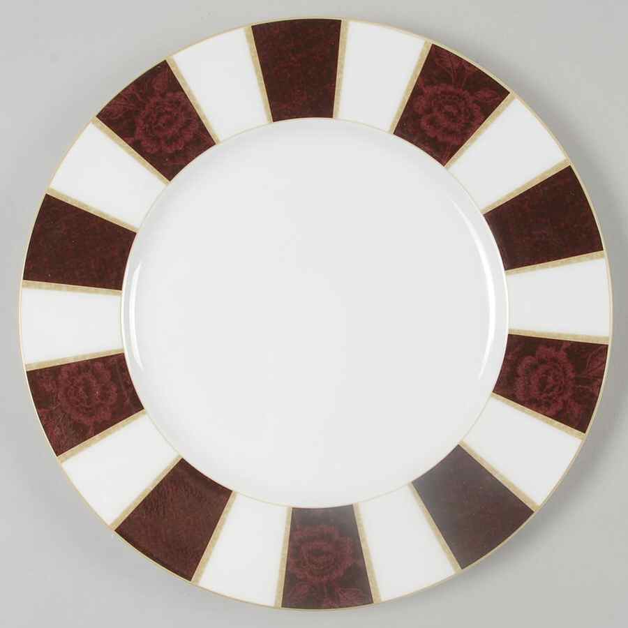 Mahogany Rose Luncheon/Salad Plate by Noritake-1