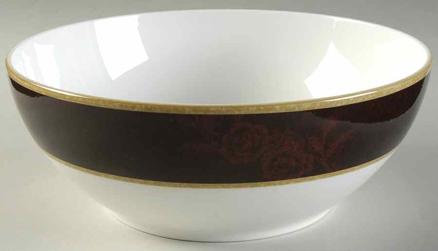 Mahogany Rose 8" Round Vegetable Bowl by Noritake-1