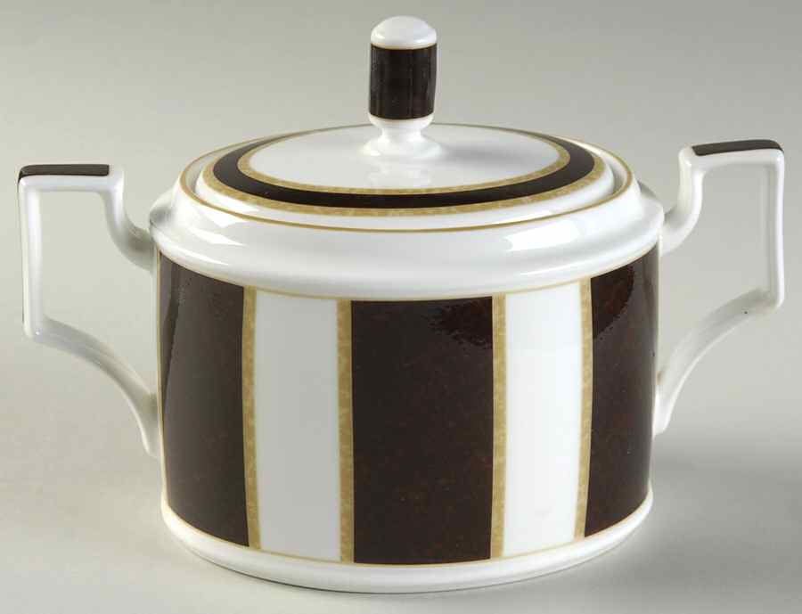 Mahogany Rose Sugar Bowl & Lid by Noritake-1