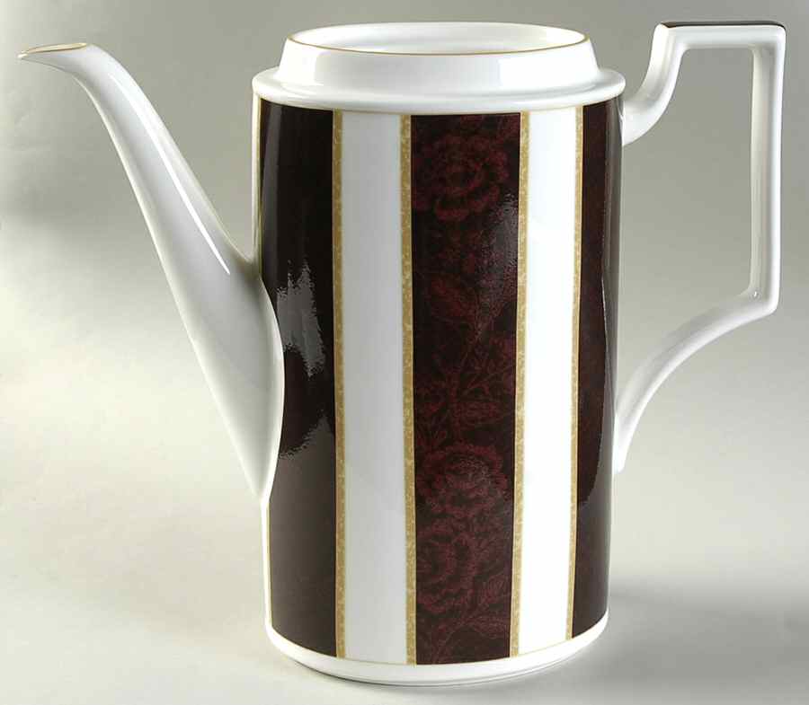 Mahogany Rose Coffee Pot No Lid by Noritake-1