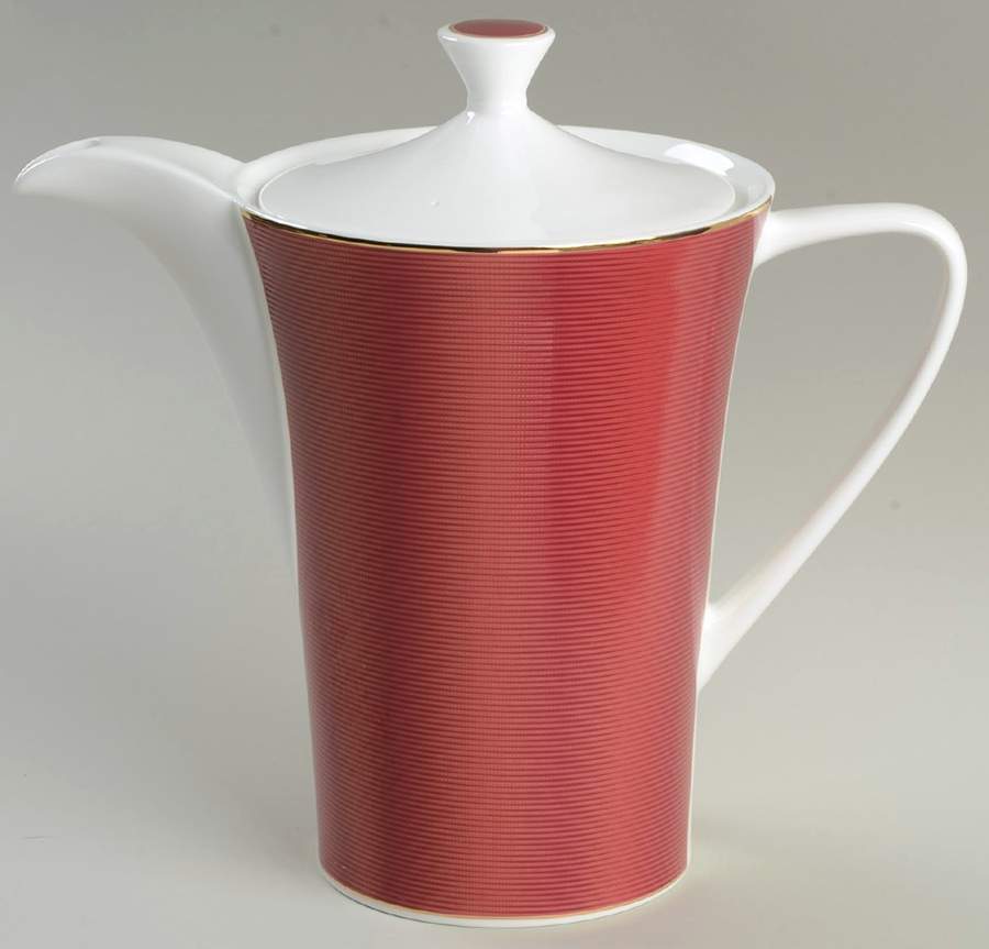 Silk Rouge Tea/Coffee Pot & Lid by Nikko-1
