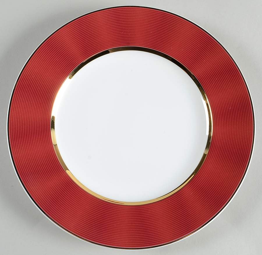 Silk Rouge Salad Plate by Nikko-1