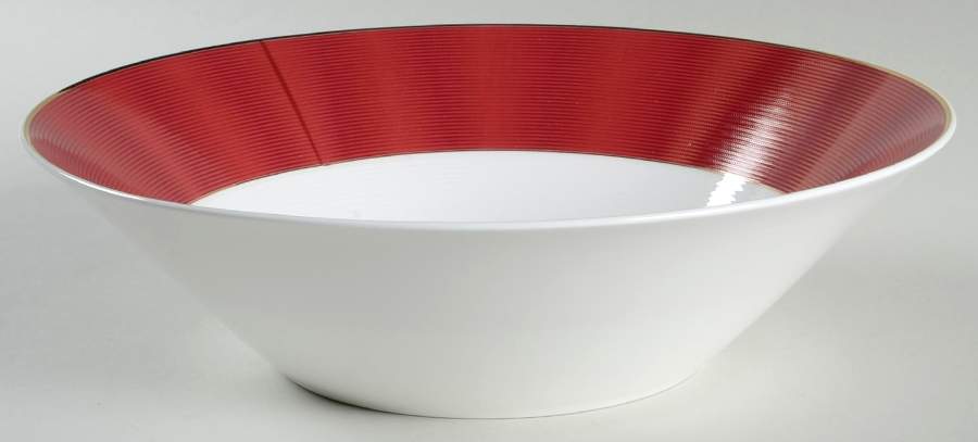 Silk Rouge 10" Round Vegetable Bowl by Nikko-1