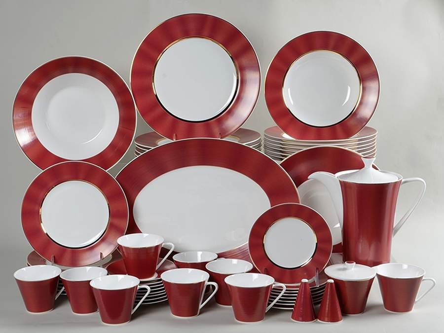Silk Rouge 58 Piece Set by Nikko-1