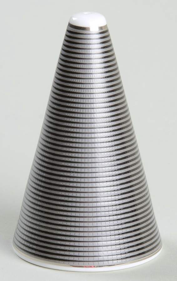 Silk Black Salt Shaker by Nikko-1